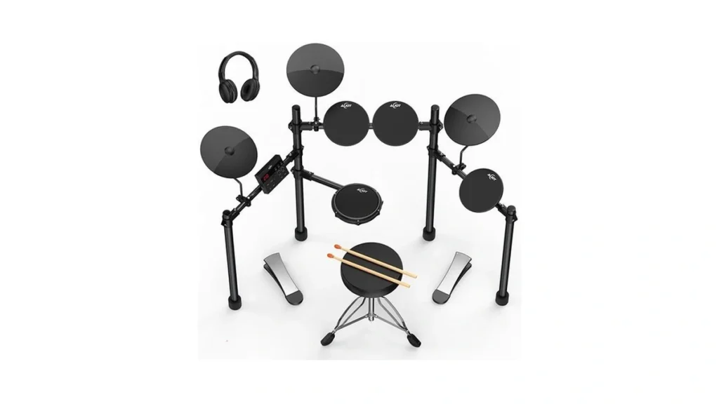 Amazon coupon: Aijoy Electric Drum Set For Beginners Wi
