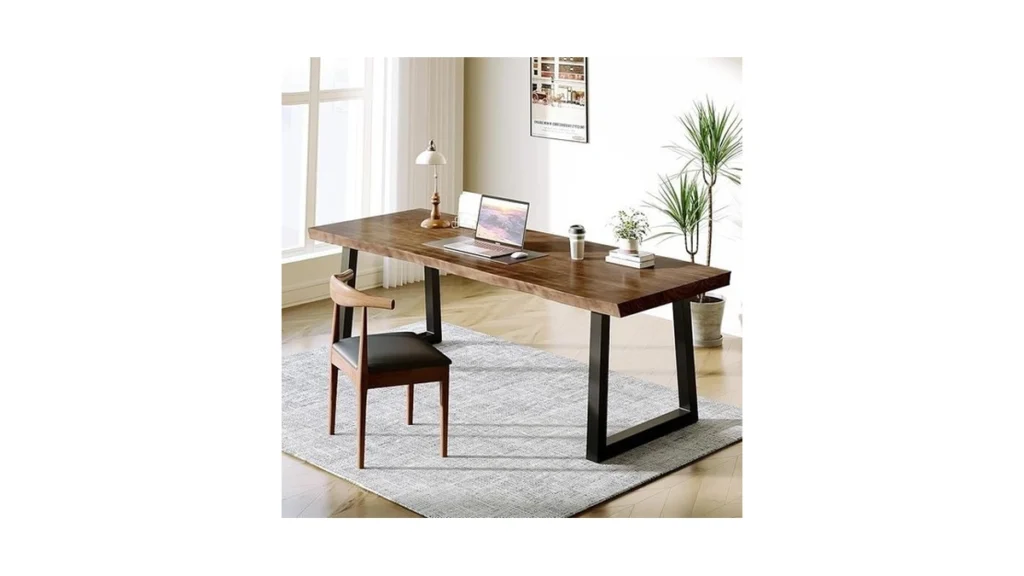 Amazon coupon: Sxxjiaju Solid Wood Desk 55 Inches Home