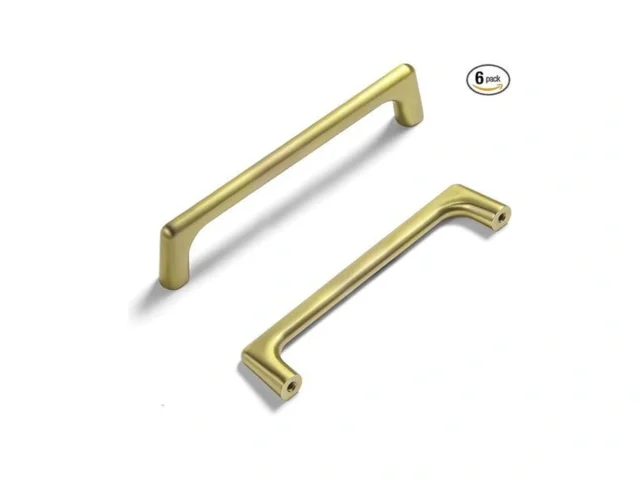 Goo-ki Brushed Brass Cabinet Pulls With 5 Hole… Coupon