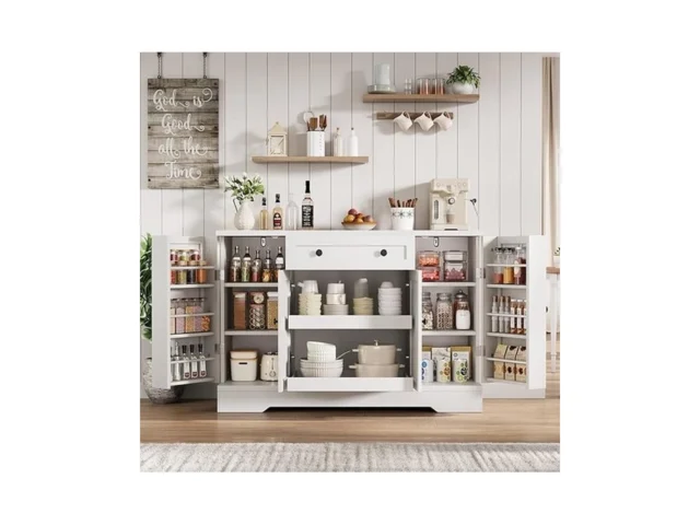 Jocoevol 55 Buffet Cabinet With Storage Kitchen… Coupon