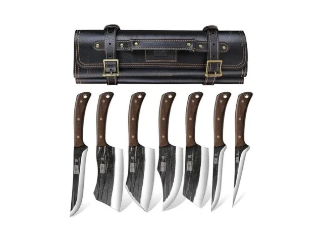 Hoshanho Butcher Knife Set Hand Forged Butcher Chef…
