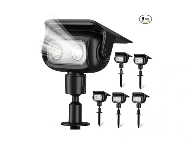 Roshwey Solar Spot Lights Outdoor – 6 Pack Adorable… Code