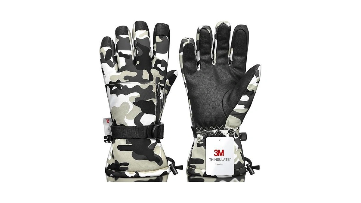 Amazon code: Odtmger Snow Gloves Touchscreen Ski Mitt