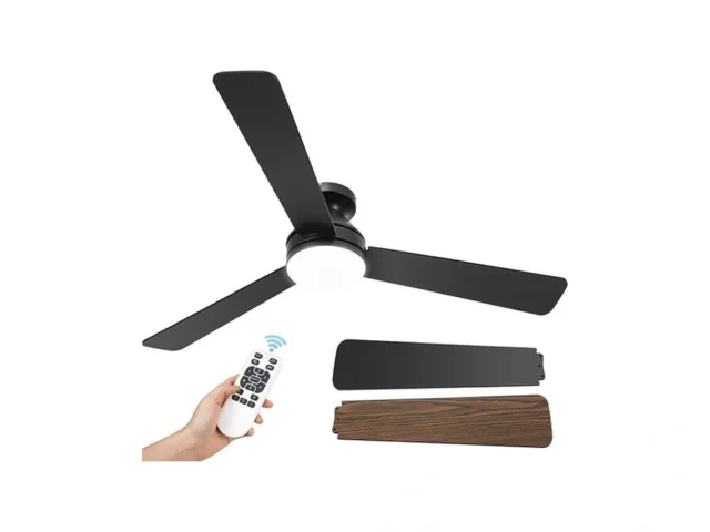 Dgguo Ceiling Fans With Lights 52 Inch Low Profile… Code
