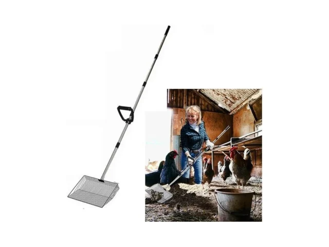 Tafalaa 15 Inch Large Chicken Coop Scoop With… Code