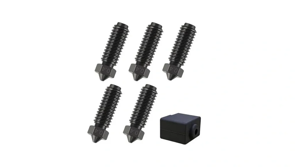 Amazon code: 5pcs 0 4mm Thread Hardened Nozzles Stain