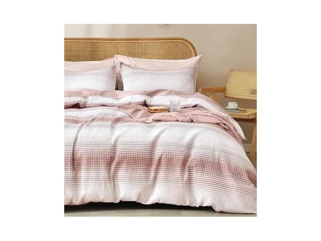 Phf Waffle Weave Duvet Cover Set King Size No… Coupon