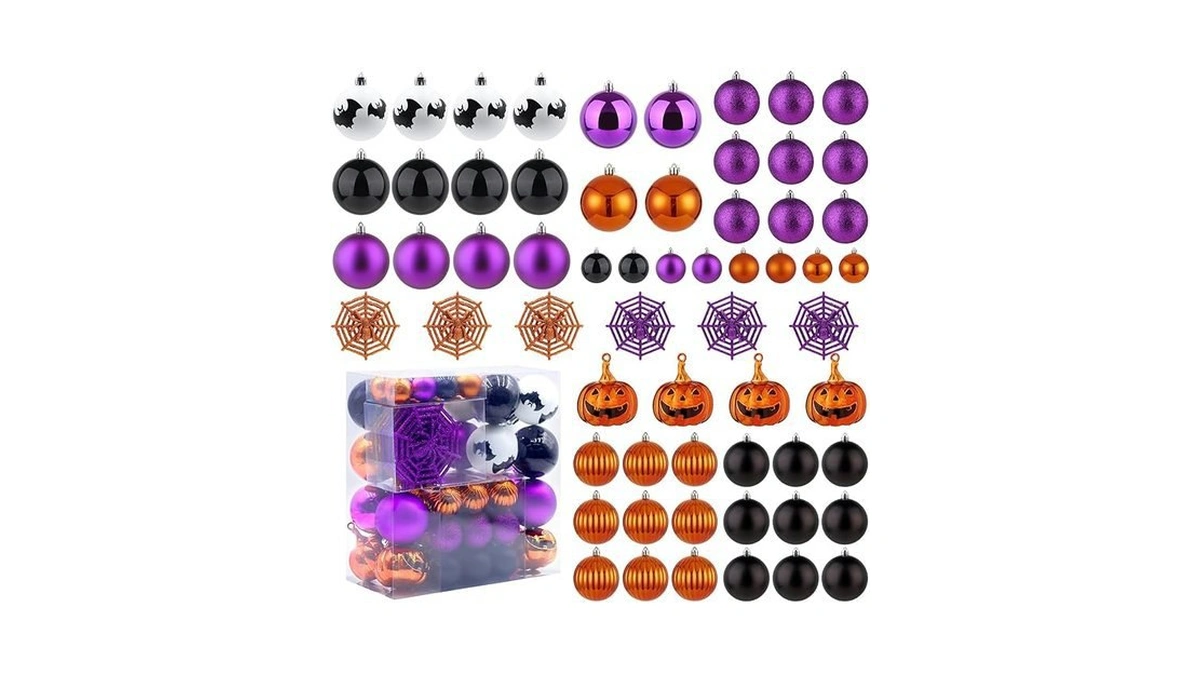 Amazon coupon: Halloween Ornaments Tree Decorations 61