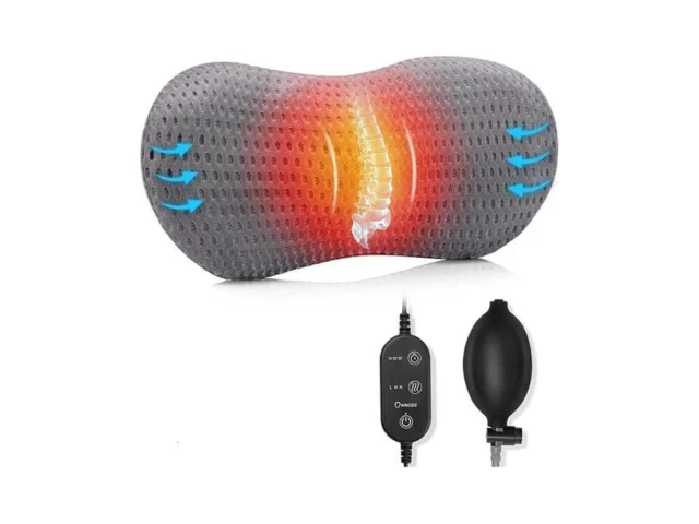 Knqze Heated Lumbar Support Pillow For Office Chair…