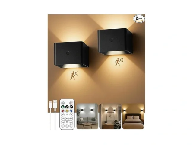 Cambk Battery Operated Wall Sconces Set Of 2 For… Coupon