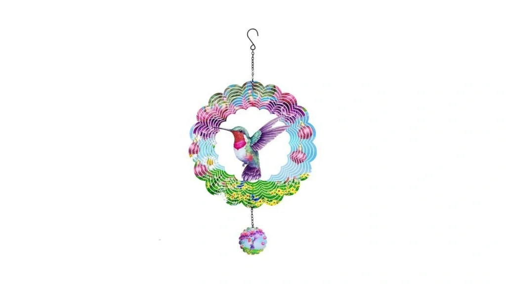 Amazon code: Weibefee Hummingbirds Wind Spinners Hang
