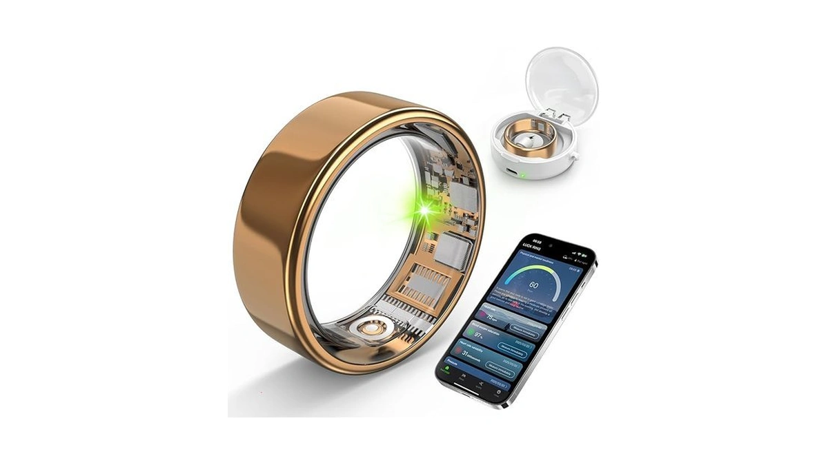 Amazon coupon: Smart Ring With Sleep Monitoring Step Co