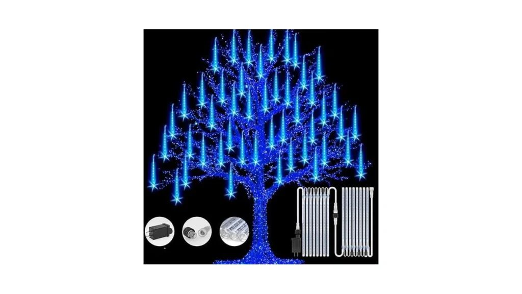 Amazon code: Fyyzy Christmas Lights Meteor Shower Rai
