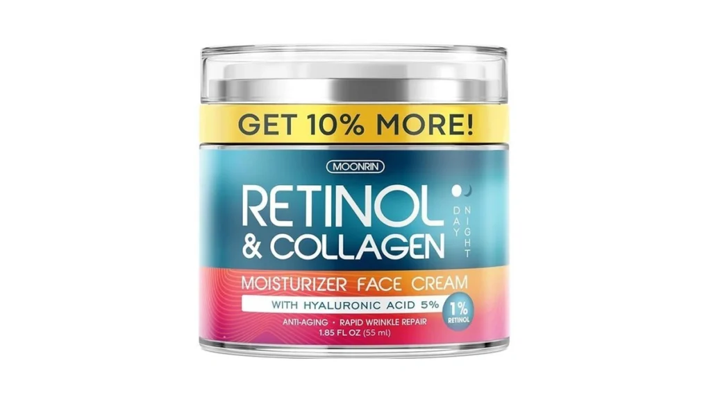 Amazon coupon: Retinol Cream For Face With Hyaluronic A