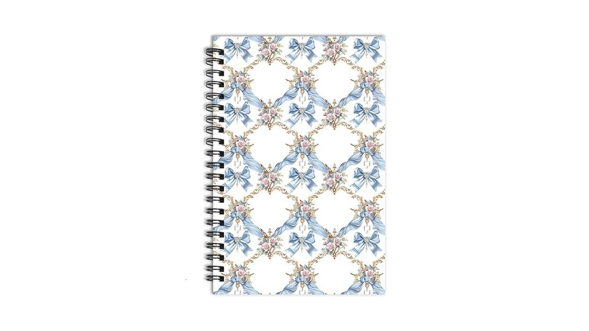 Amazon code: Wxiben Blue Bow Notebook Journal - Bow F