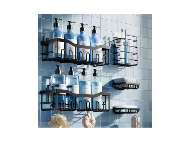 Eudele 5-pack Rustproof Stainless Steel Shower… Code