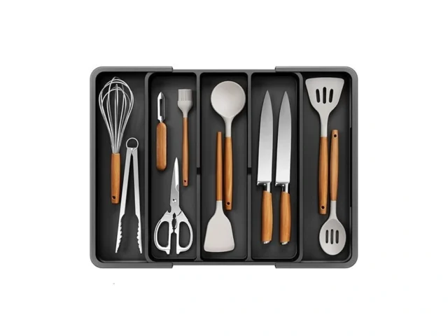 Kitsure Expandable Silverware Organizer Large… Code