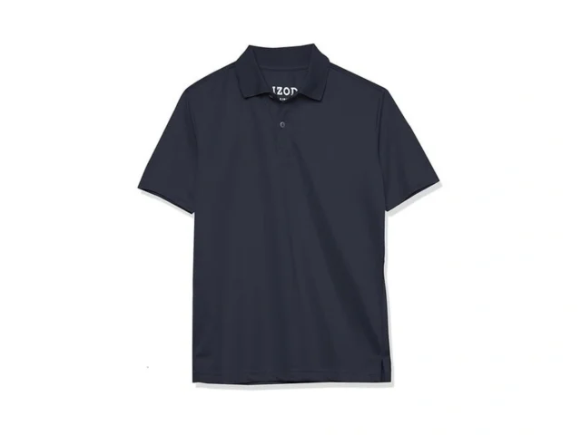 Izod Boys School Uniform Short Sleeve Polo Shirt… Coupon