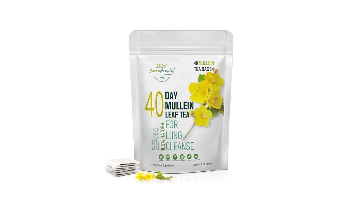 Amazon code: Mullein Leaf Tea For Lungs Cleanse And I