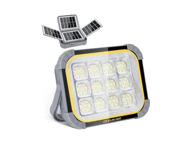 4 Solar Panels Work Light 120w Portable Camping… Code