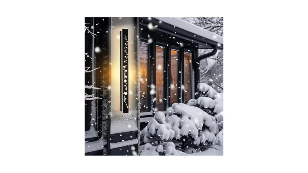 Amazon coupon: Modern Outdoor Wall Lights 23 62in Black