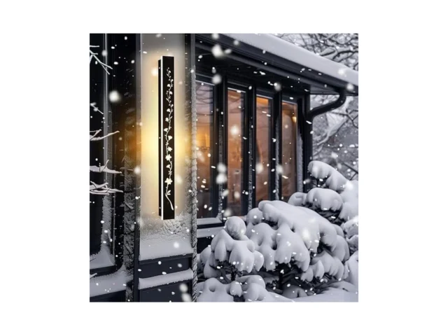 Modern Outdoor Wall Lights 23 62in Black Exterior… Coupon