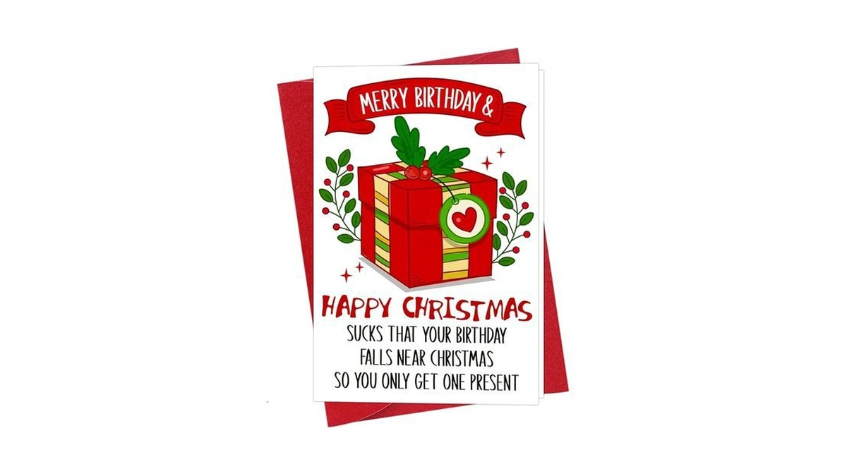 Amazon code: Flyab Funny Christmas Birthday Card - Me