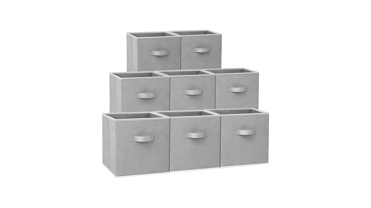 Amazon coupon: Criusia Heavy Duty Fabric Storage Cubes