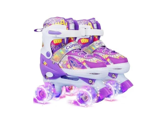 Cunmucu Kids Roller Skates Girls Gifts 4 Sizes… Coupon