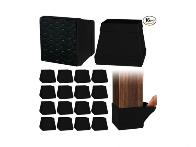 1 5 Square Non Slip Furniture Leg Coasters 16pcs… Code