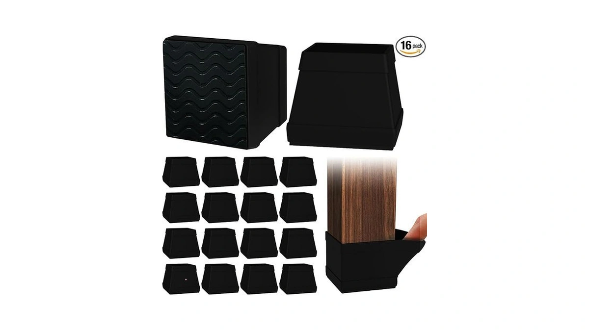 Amazon code: 1 5 Square Non Slip Furniture Leg Coaste