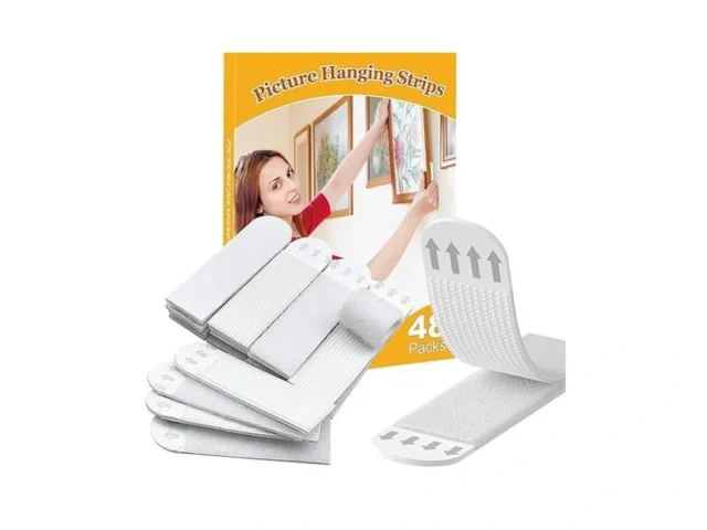 Picture Hanging Strips – 24-pairs 48 Strips Wall… Code