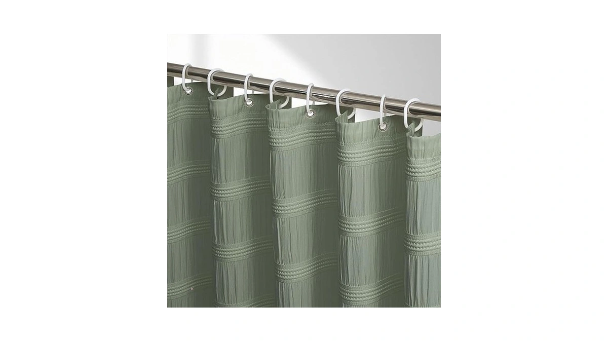 Amazon code: Lameirose Extra Long Sage Green Shower C