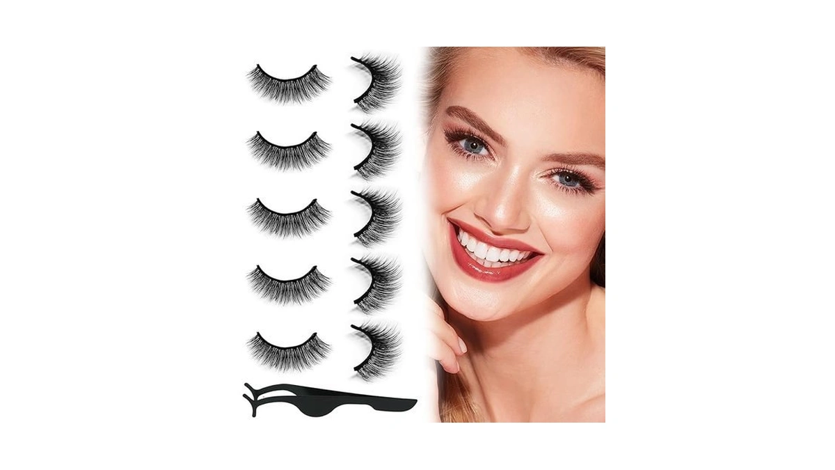 Amazon code: Self Adhesive Eyelashes Natural Look Fal