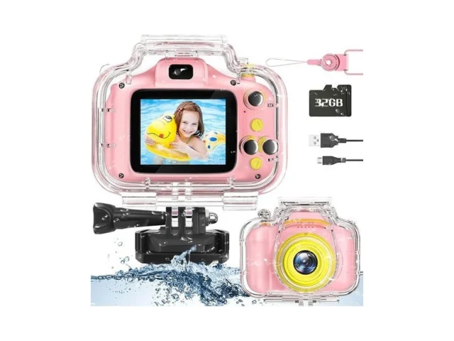 Miiulodi Kids Waterproof Camera – Birthday Gifts… Coupon