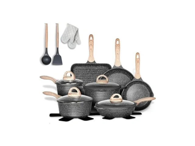 Nonstick Granite Coated Cookware Set Jeetee Store Code