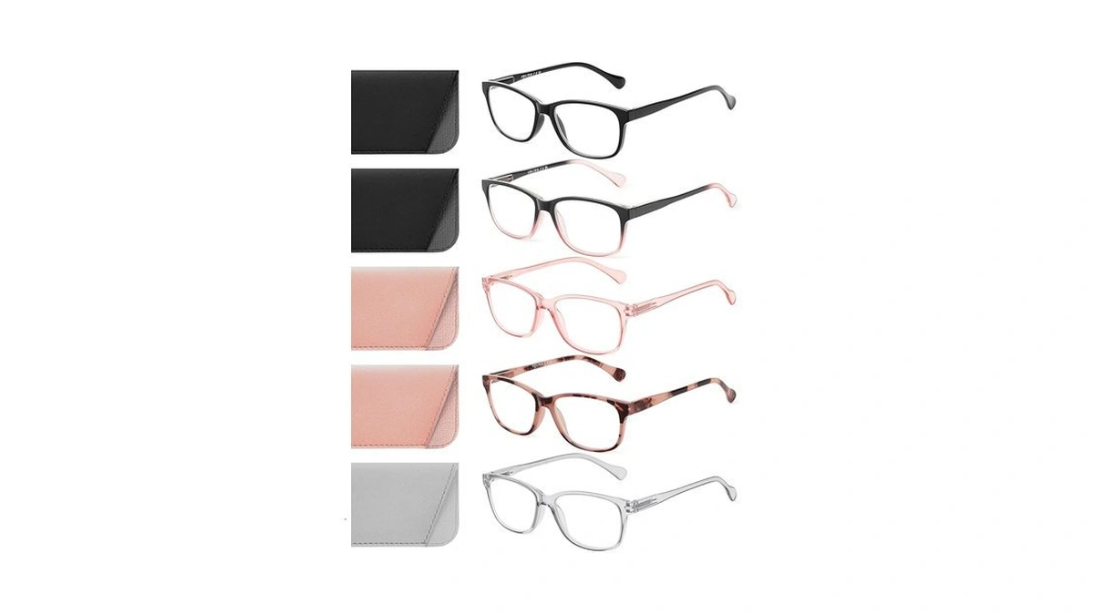 Amazon code: Jolisu 5 Pack Reading Glasses For Women
