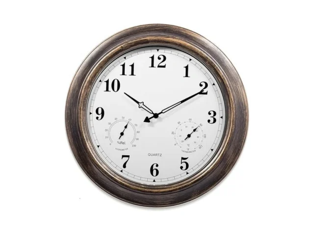 Mecosen Outdoor Clocks Waterproof 18 In Large… Coupon