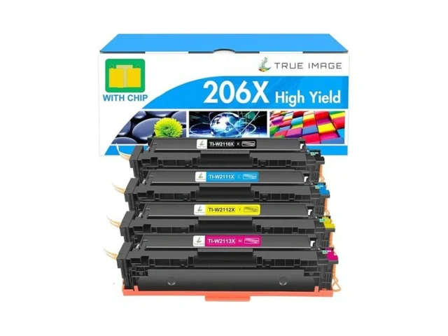 206x Toner Cartridges 4 Pack High Yield Mfp M283cdw…
