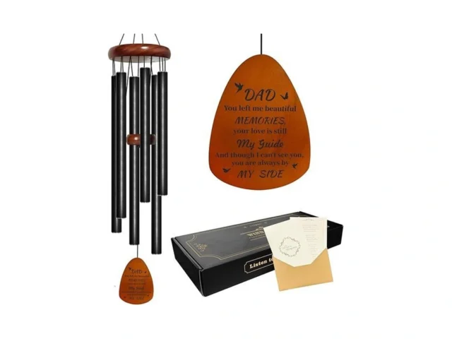 32 Memorial Wind Chimes For Outside Sympathy Gift… Coupon
