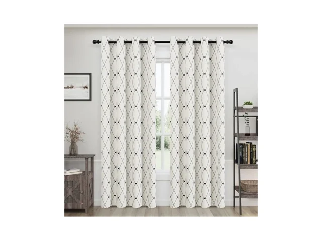Joywell Cream Linen Textured Curtains 84 Inches… Coupon
