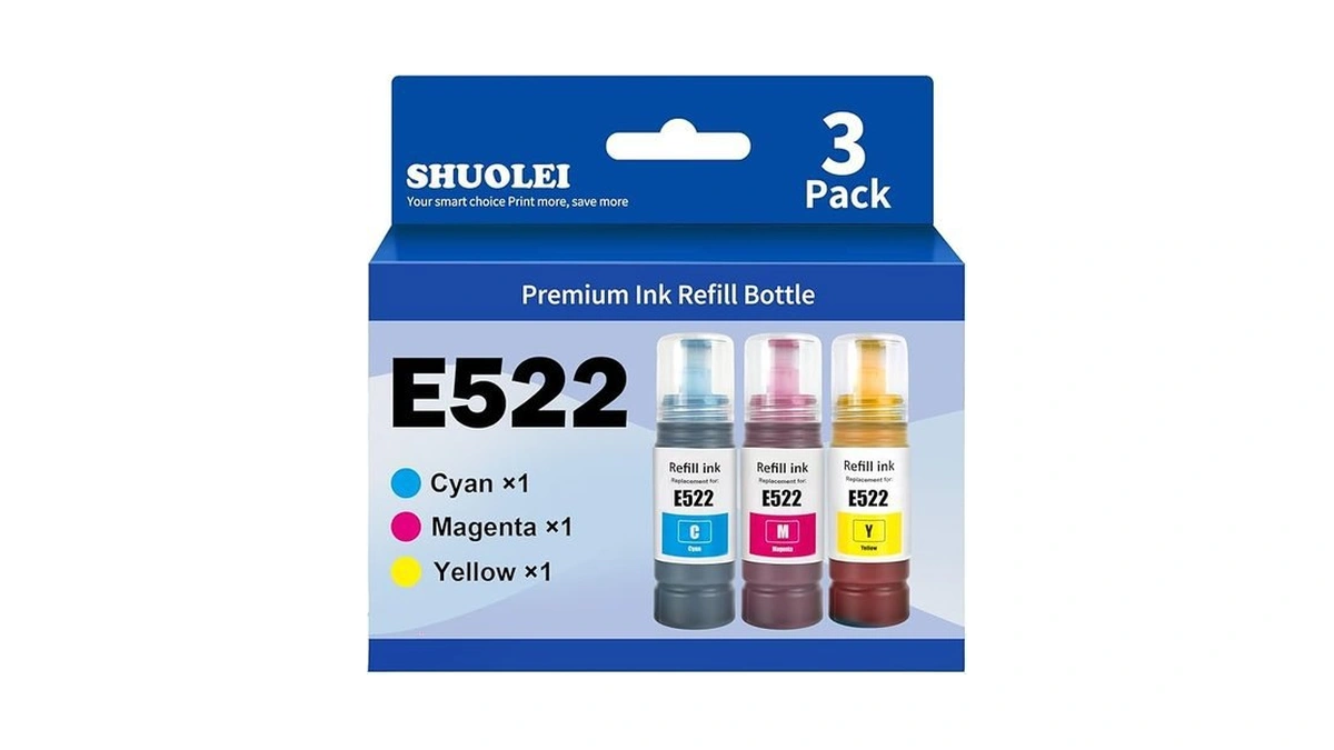 Amazon coupon: Shuolei T522 Ink Refill Bottles Et-2800