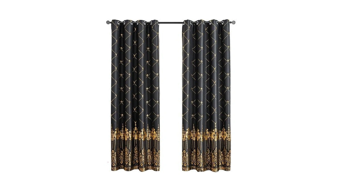 Amazon coupon: Rockala Grommets Blackout Long Window Cu