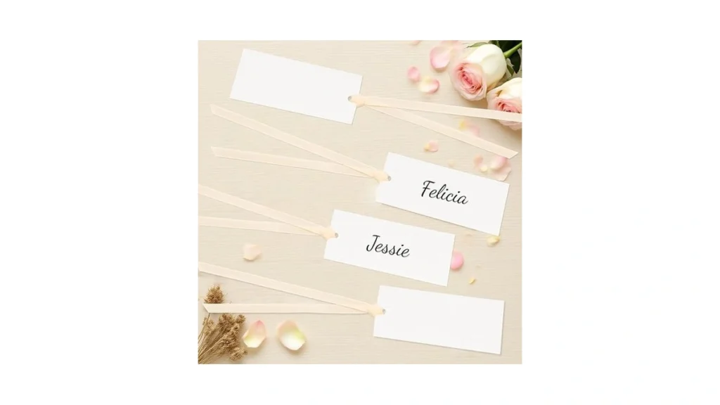 Amazon coupon: 50 Pcs Name Place Cards For Table Settin