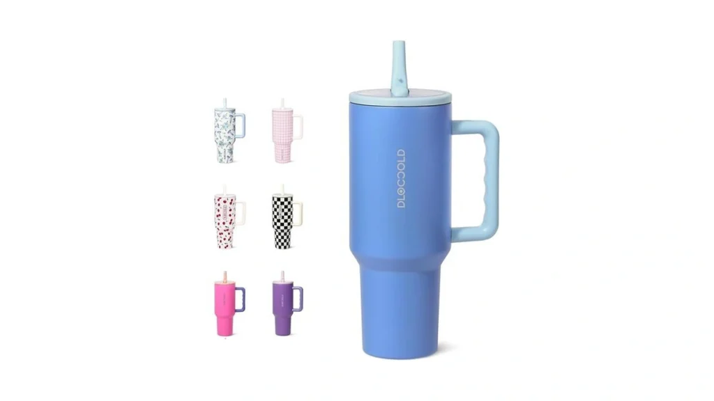 Amazon code: Dloccold 40 Oz Tumbler With Handle Flip