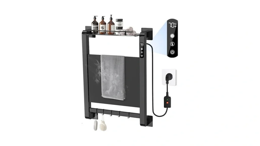 Amazon code: Kimowow Heated Towel Rack Towel Warmer R