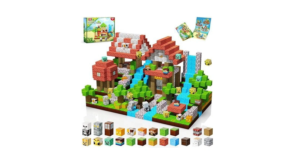 Amazon coupon: Magnetic Blocks-200pcs Magnetic Building