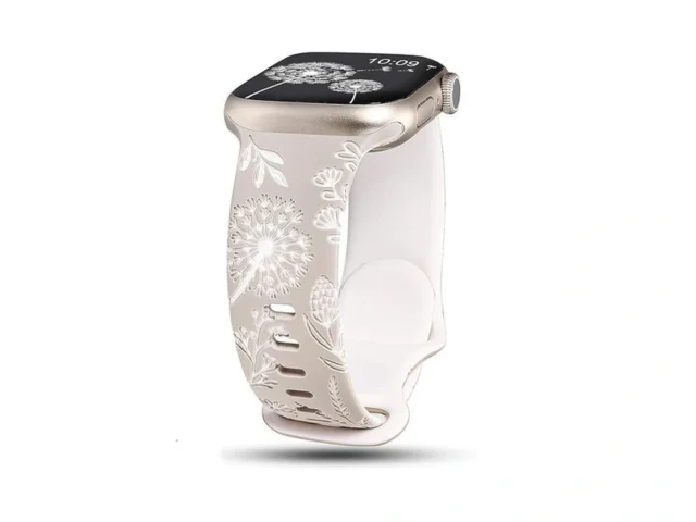 Wearlizer Floral Engraved Band Compatible With… Coupon
