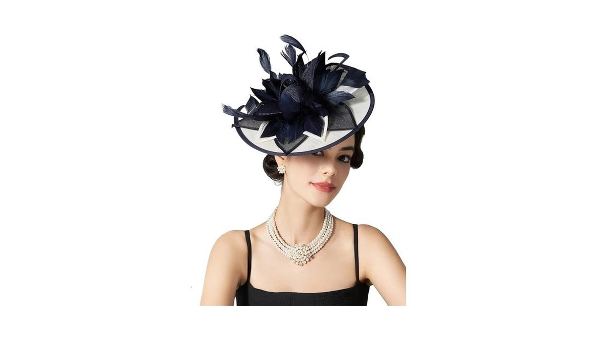Amazon code: Sweetv Sinamay Kentucky Tea Hat Derby Ha
