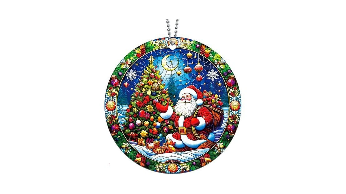 Amazon code: Santa Ornaments Santa Claus Ornaments Fo